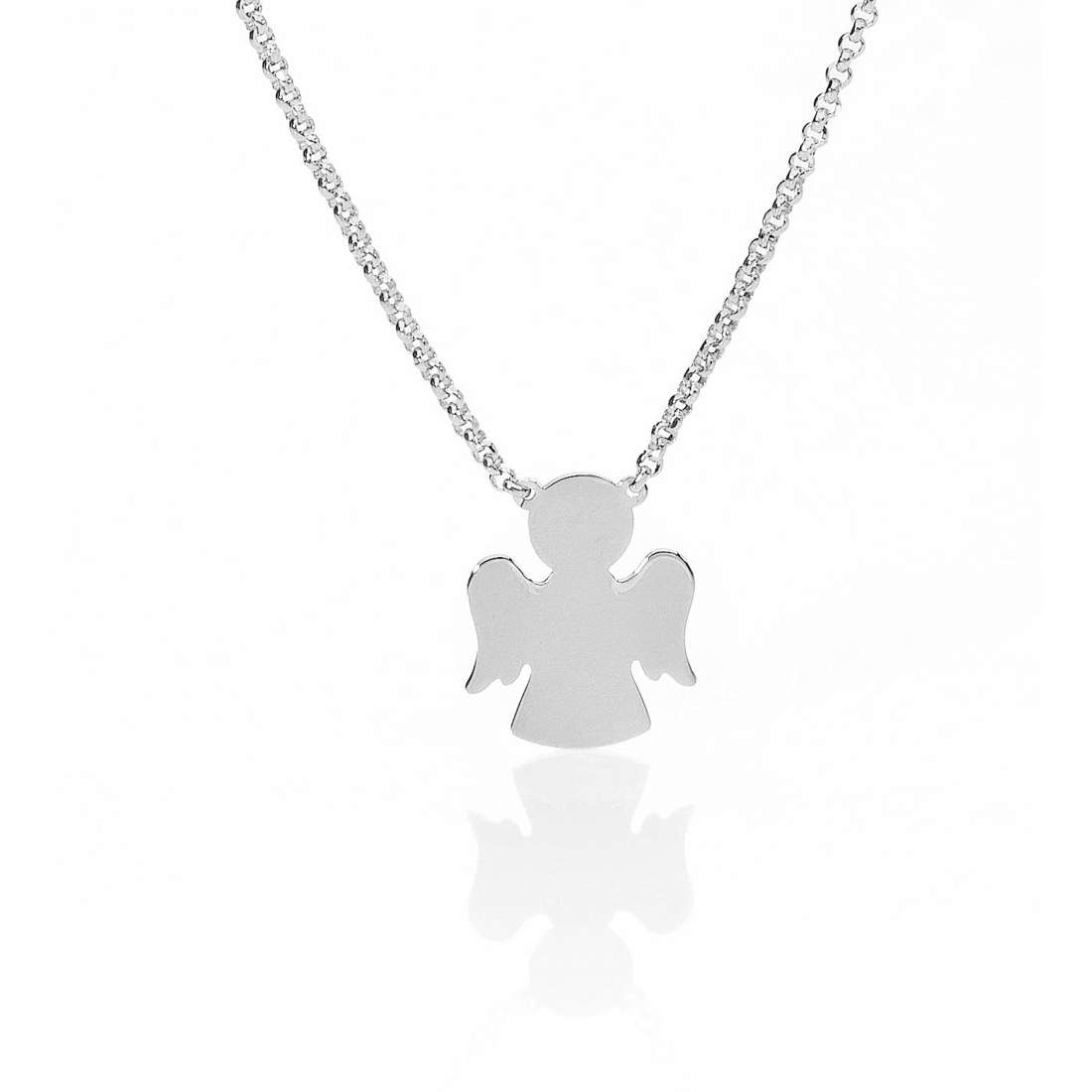 Collana AMEN Arg 925 rodiata con Angelo Cupido | vendita