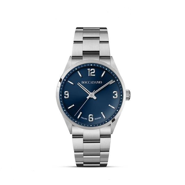 Mensor Orologio Uomo Analogico Quadrante Blu - Cinturino Blu - Data