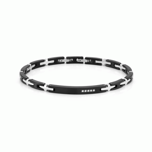 Bracciale Strong Acciaio e Diamanti Nomination 028315/015