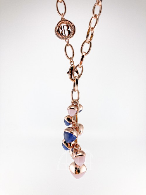 Collana Caleida Blu e Rosa XGR568RR Boccadamo