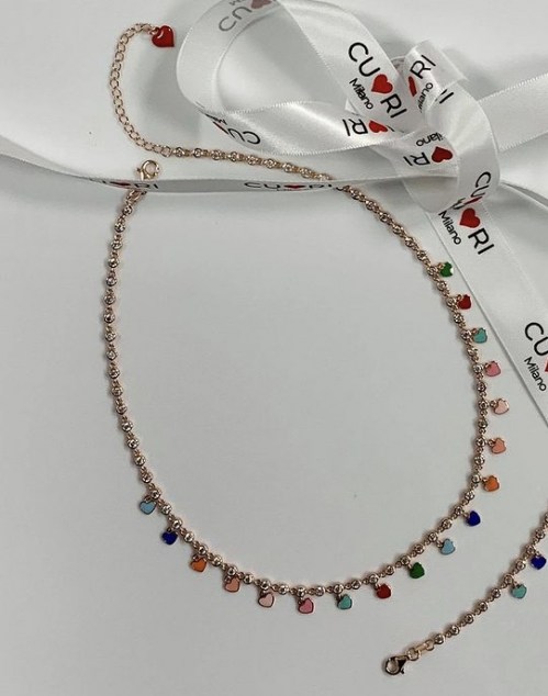 Collana Cuoricini Pendenti 24827669 Cuori Milano