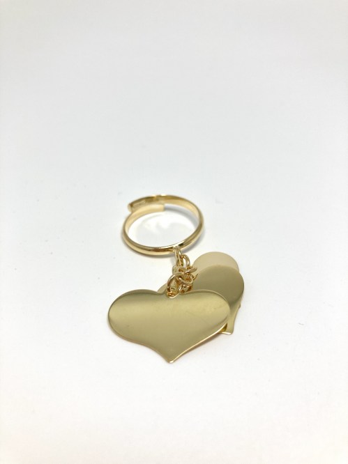 Anello Triplo Cuore Oro La Griffe Gioielleria,