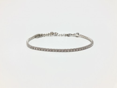 Bracciale Tennis Regolabile Argento 148601/010 Nomination