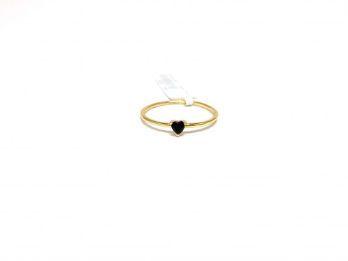 Anello Black Heart AN01-224 PDPaola