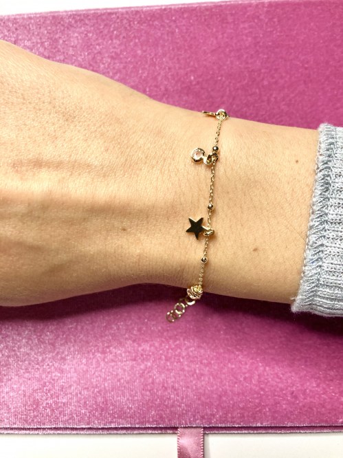 Bracciale Stelle Pendenti Oro La Griffe Gioielleria