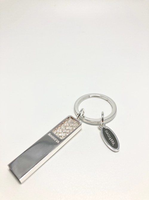 Portachiavi con pennetta USB da 16Gb colore Argento. 2070-02 AS Bagutta
