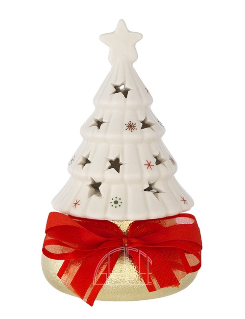 Albero Con Tea Light In Porcellana Altezza 12 Cm N 8440-01 G