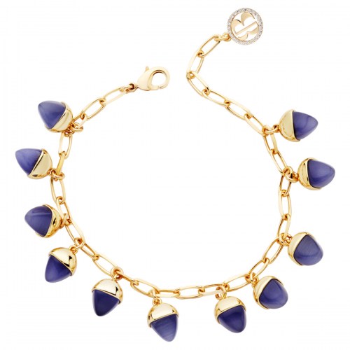 Bracciale Con pendenti Color Tanzanite XBR865DB Boccadamo