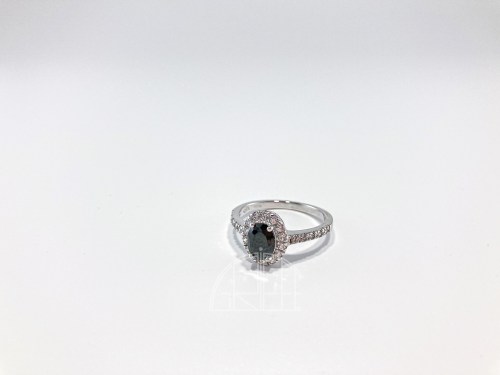 Anello in argento con zirconi Anello Kate blu 