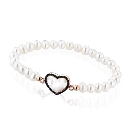 Bracciale Cuore e Perle BA8351 Marcello Pane