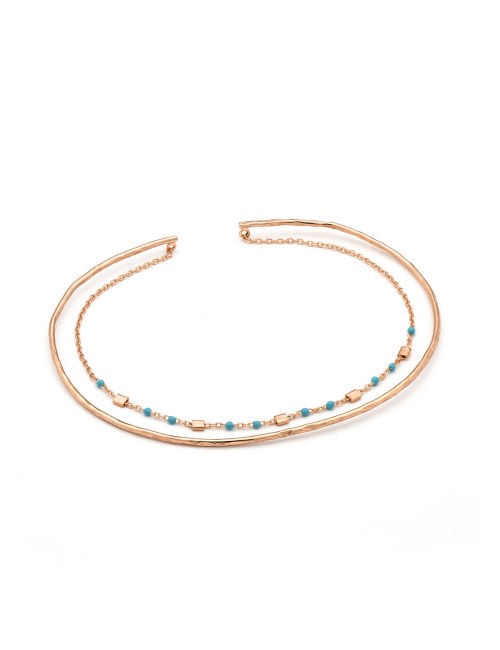 Bracciale Semirigido Connect The Dots Open Rose Gold B006-04R Ania Haie