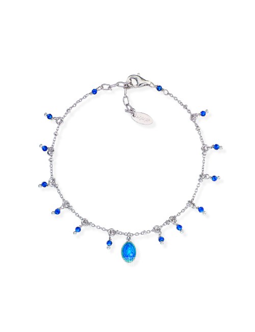 Bracciale Cristalli Blu BRMSBBL1 Amen