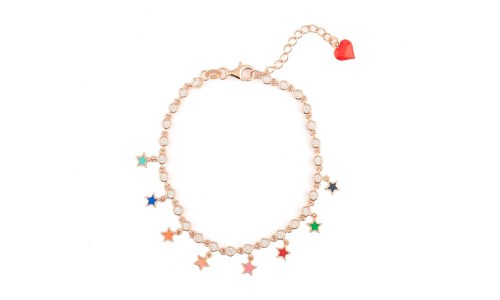 Bracciale Stelle Pendenti 24827645 Cuori Milano