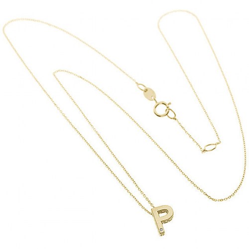 Collana Oro Lettera P Bliss 20090402