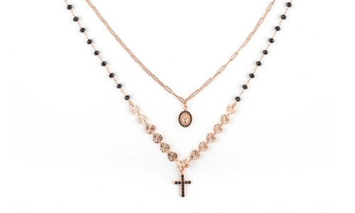 Collana Doppio Filo Sacro Cuore 24870092 Cuori Milano