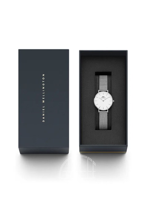 Confezione orologio Petite Sterling argento - DW00100220