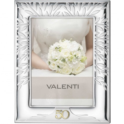 Cornice Argento Valenti Albero Della Vita 50 Anni di Matrimonio 52053/3XL