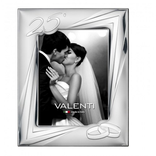 Cornice Valenti Argento 25 Anni Matrimonio 52032/5L