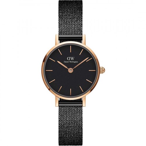 Nuovo orologio Daniel Wellington Petite Melrose con cassa tonda e quadrante color nero. DW00100441 Daniel Wellington.