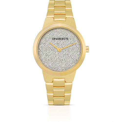 Orologio Donna Oro Giallo Quadrante Con Glitter OPSPW-803