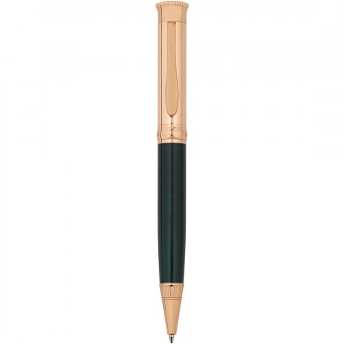 Penna a Sfera Rame e Smalto Verde H 6007-02 B