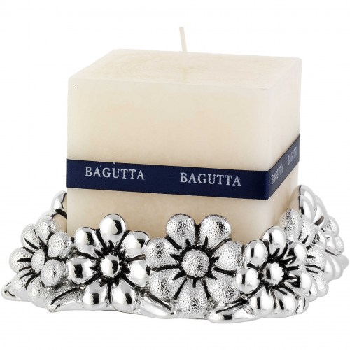 Portacandele con Candela Crema Bagutta 1866-03 CR