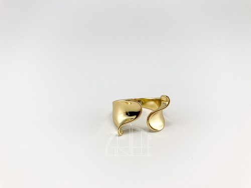 Twist wide adjustable ring